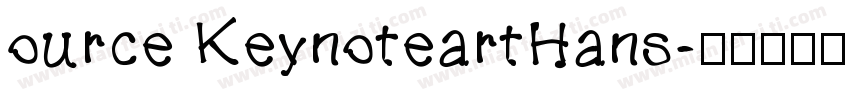 ource KeynoteartHans字体转换